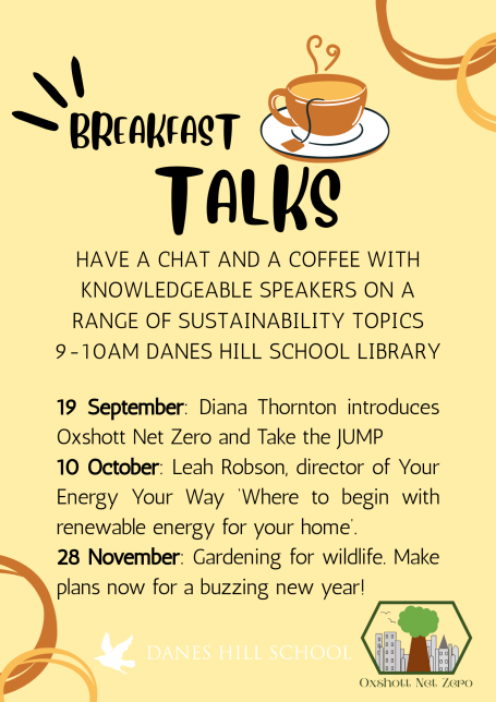 Breakfast talks at Danes Hill School